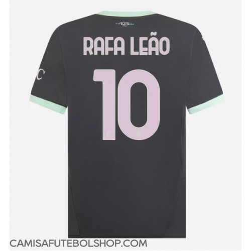 Camisa de time de futebol AC Milan Rafael Leao #10 Replicas 3º Equipamento 2024-25 Manga Curta